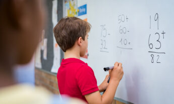 What is  math anxiety and how does it block children from learning?