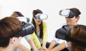 students and VR