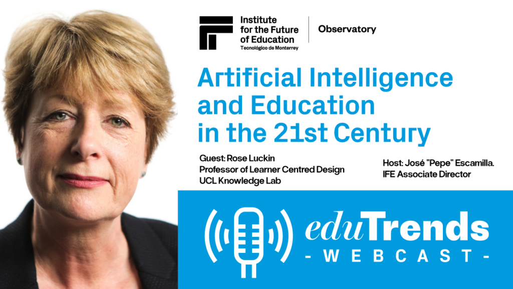 Rose Luckin edutrends webcast interview