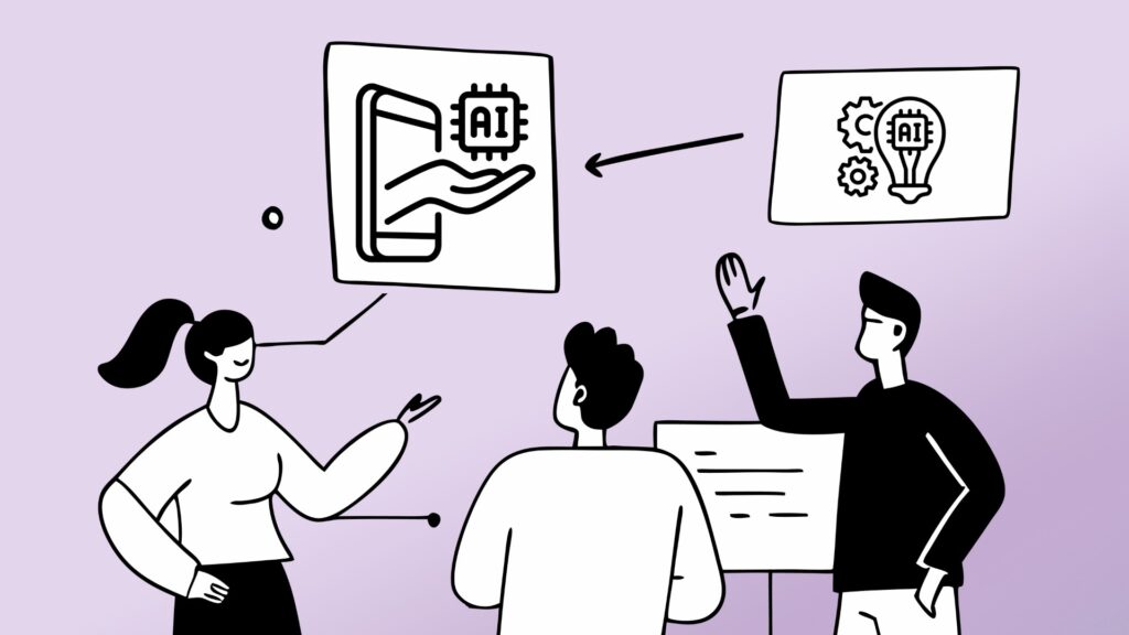 Illustration of human-AI synergy, enabling augmentation for both ends.