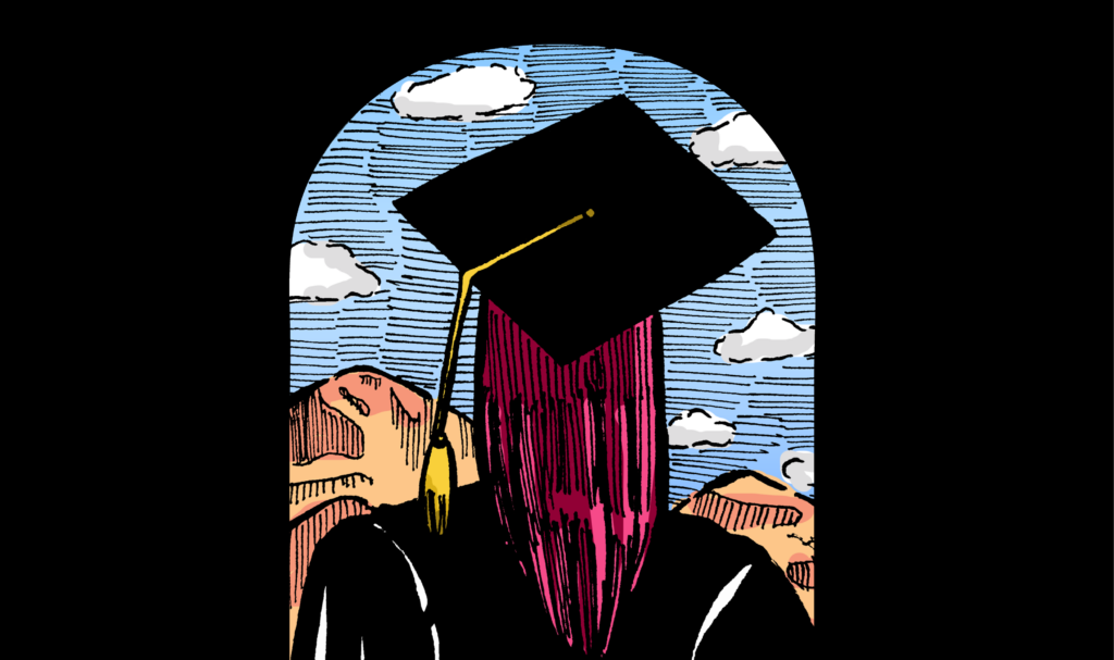 Graduate coming out to experience real life.